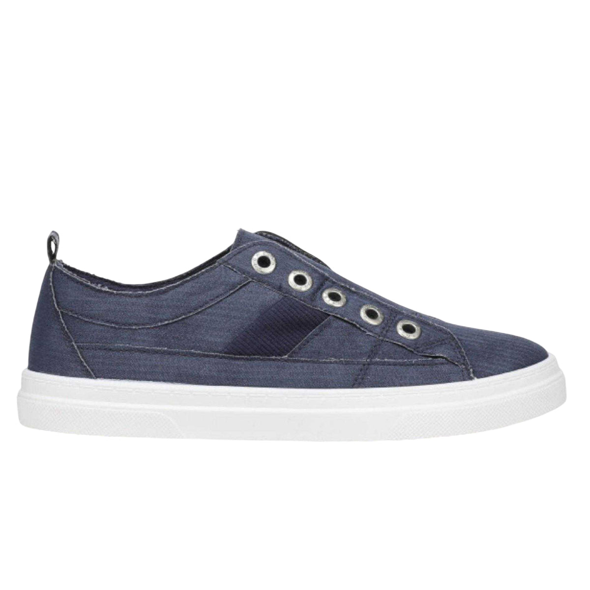 Navy - Front - Blowfish Malibu Womens-Ladies Hangout Flat Trainers