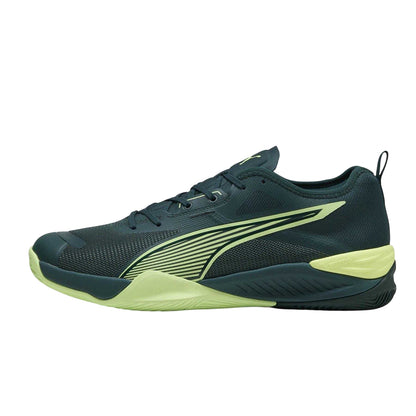 Green-Terrain - Side - Puma Mens Eliminate Nitro 4 Handball Trainers