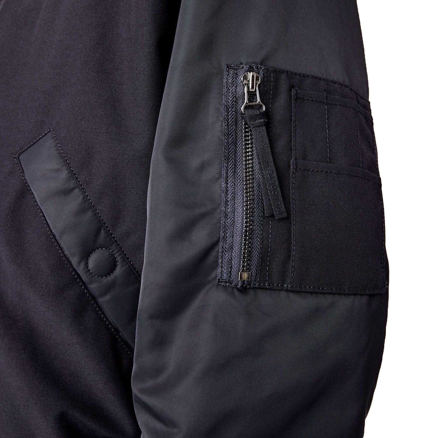 Navy - Lifestyle - Lacoste Mens Logo Full Zip Bomber Jacket