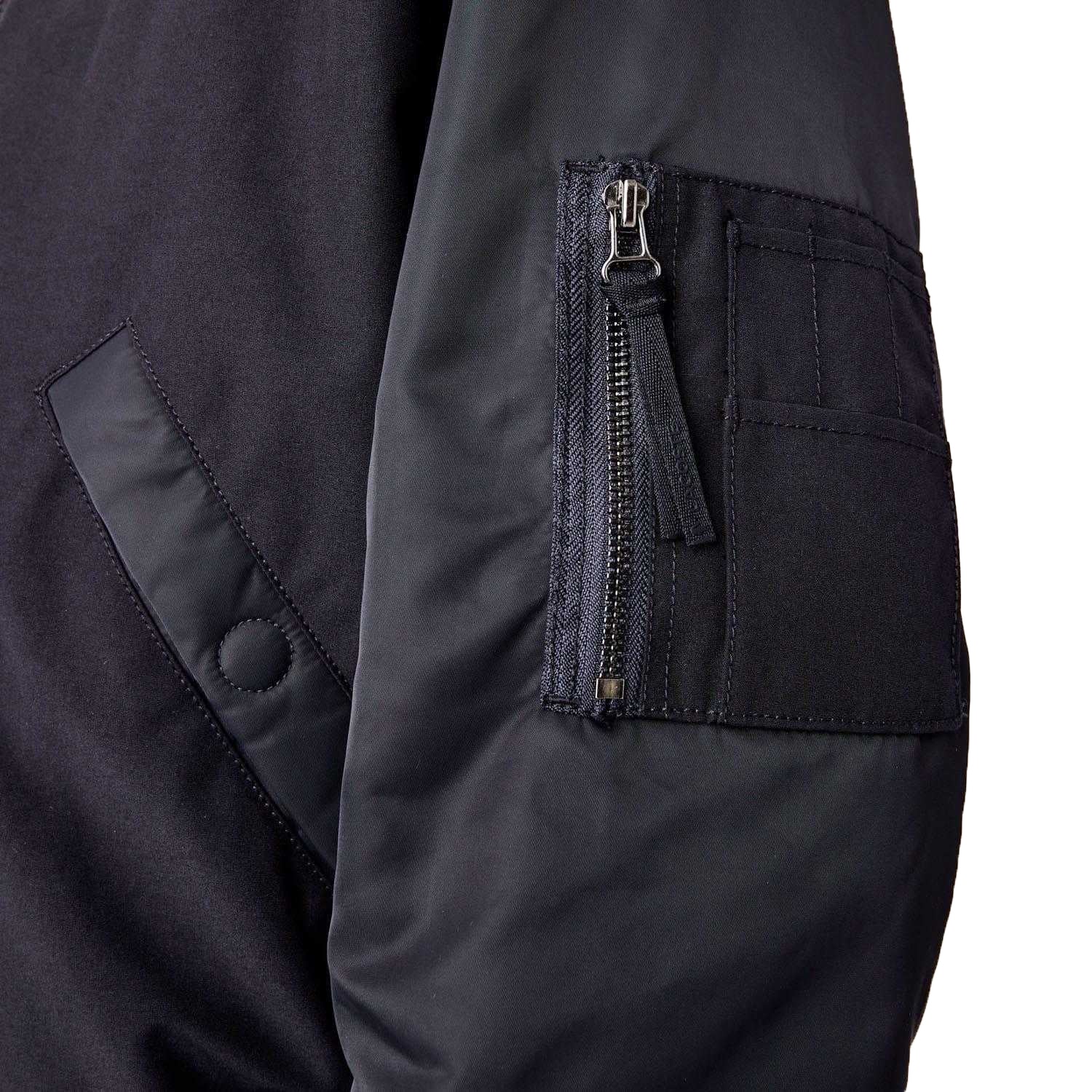 Navy - Lifestyle - Lacoste Mens Logo Full Zip Bomber Jacket