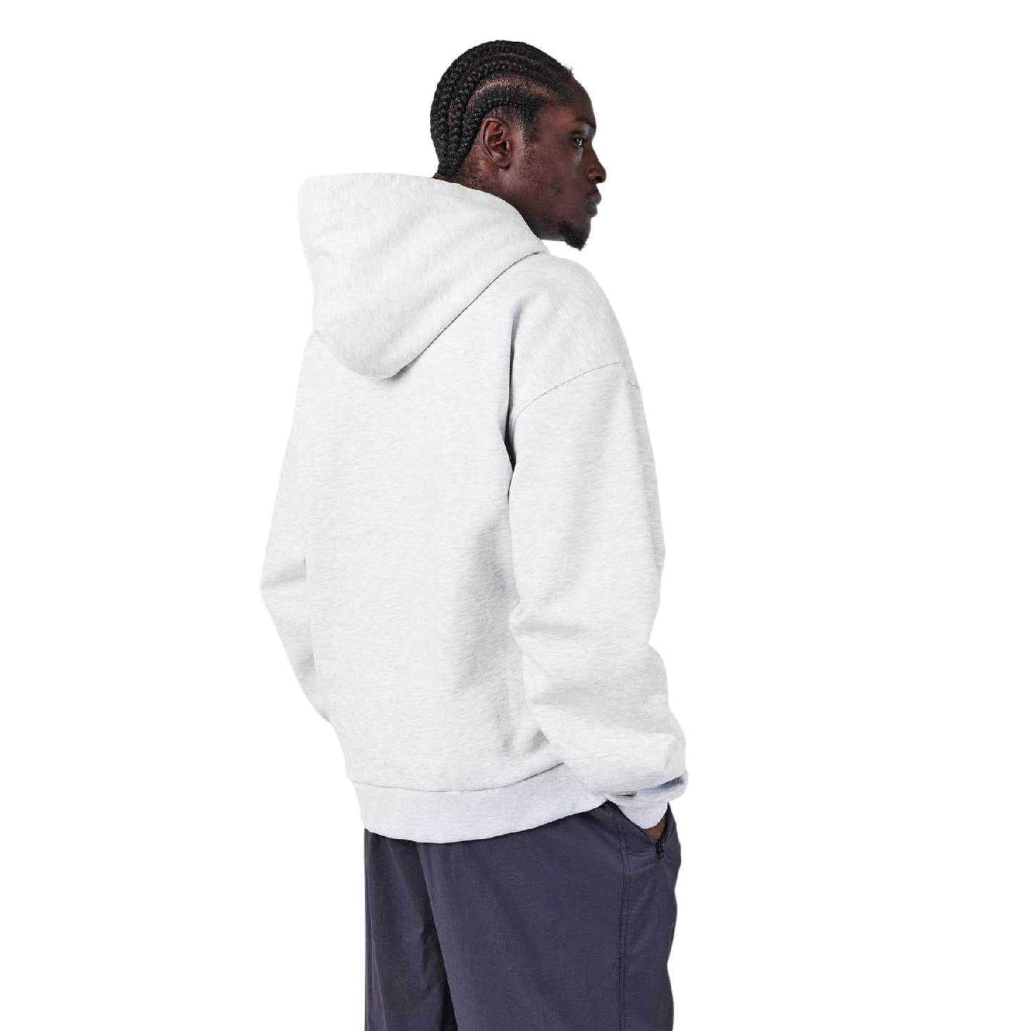 Grey - Side - The North Face Mens Redbox Hoodie