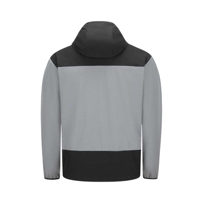 Grey-Black - Back - Karrimor Mens Base Camp Windproof Soft Shell Jacket