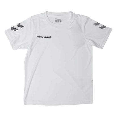 White - Front - Hummel Childrens-Kids Solo T-Shirt