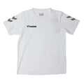 White - Front - Hummel Childrens-Kids Solo T-Shirt