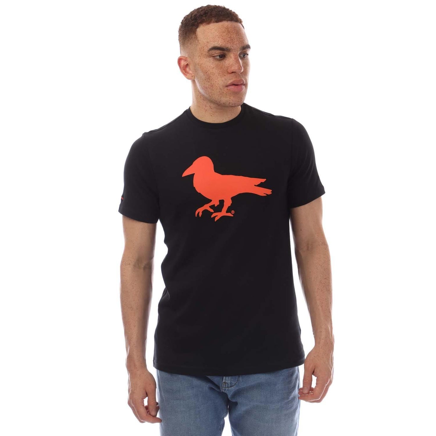 Black - Front - Modern Amusement Mens Cali Crown Printed T-Shirt