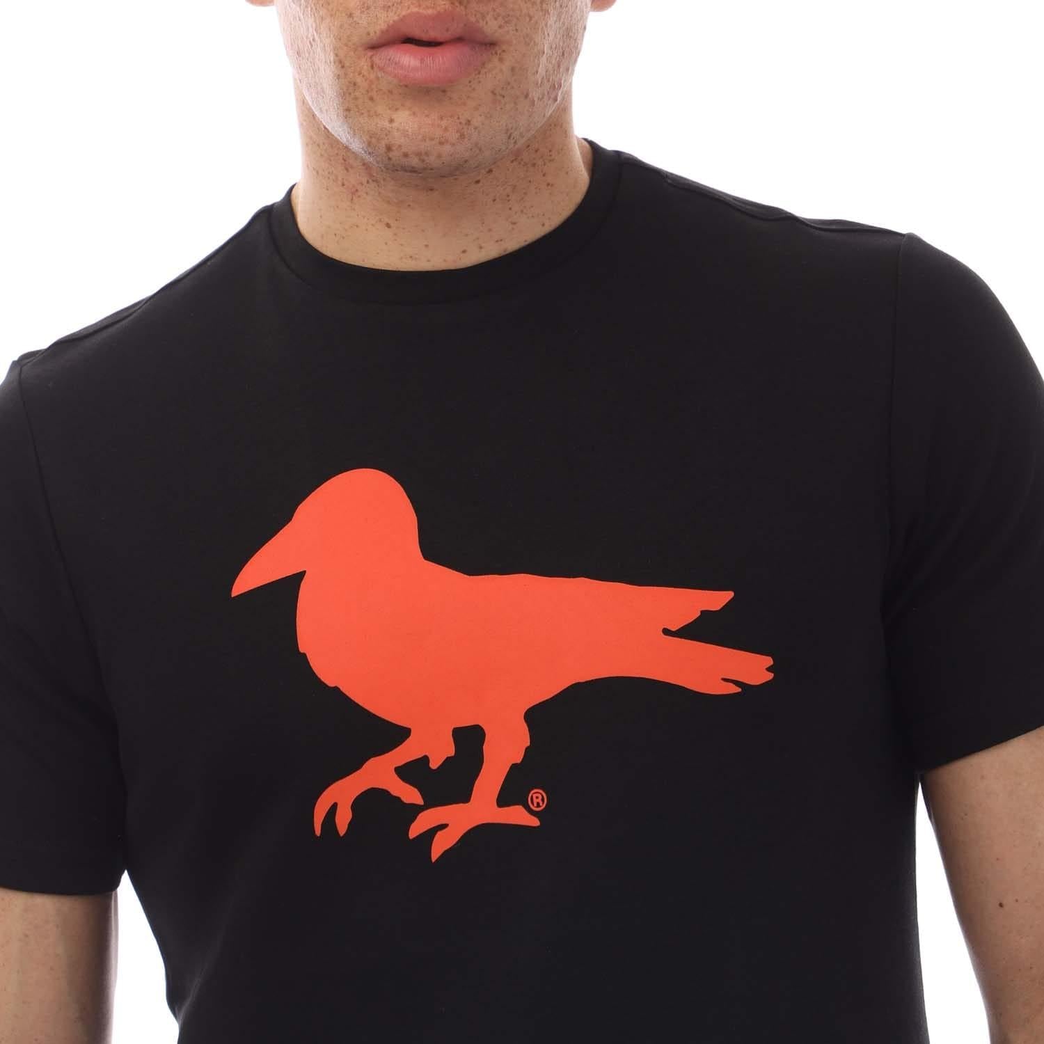Black - Side - Modern Amusement Mens Cali Crown Printed T-Shirt