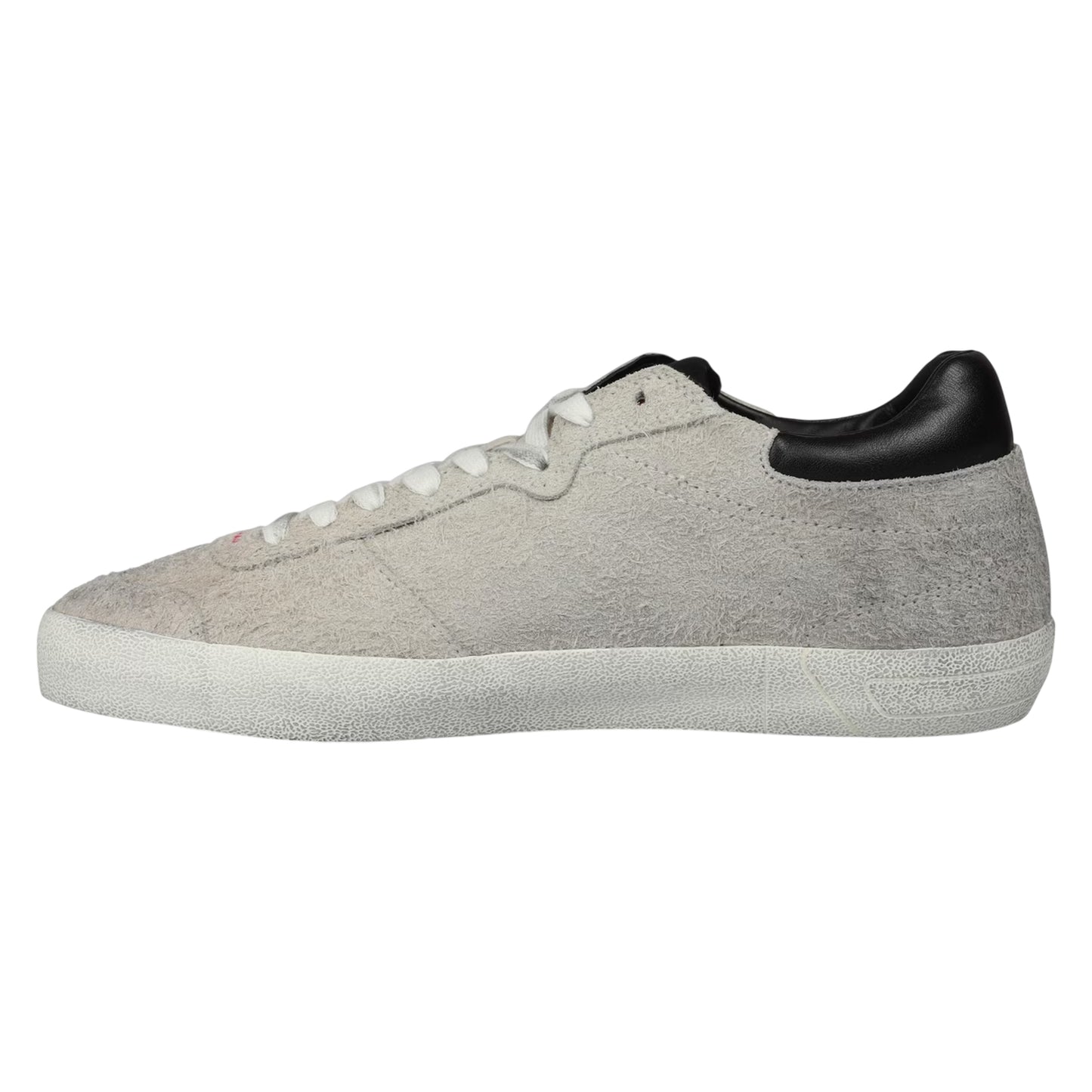 Antique White - Back - Diesel Mens S-Leroji Leather Trainers