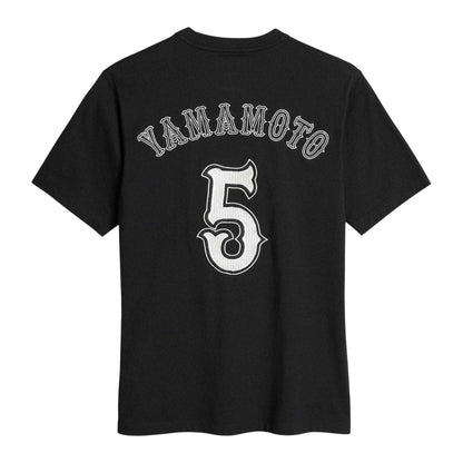 Black - Back - Y-3 Mens Elite 5 Gfx Logo T-Shirt