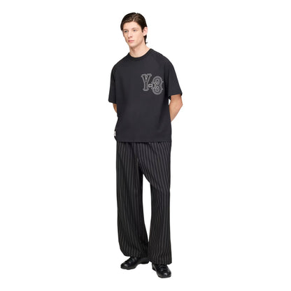 Black - Lifestyle - Y-3 Mens Elite 5 Gfx Logo T-Shirt