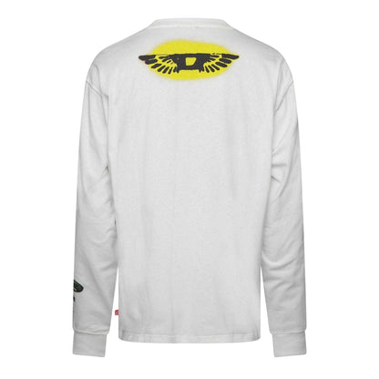 Off White - Back - Diesel Mens T-Boxt Long-Sleeved T-Shirt