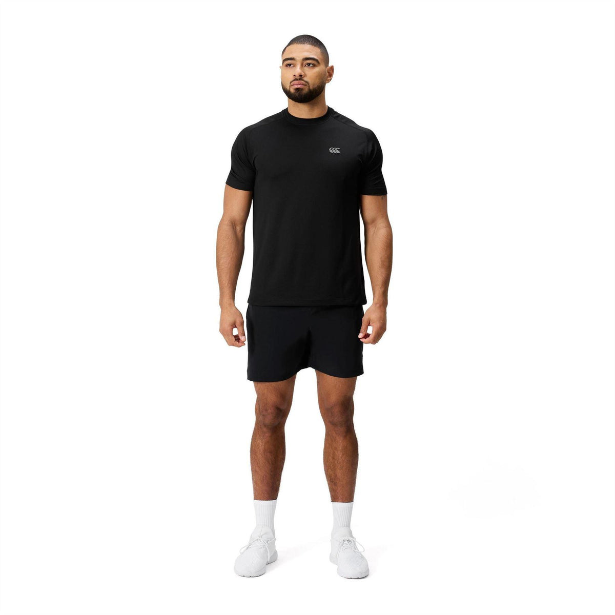 Black - Lifestyle - Canterbury Mens Tempo Short-Sleeved T-Shirt