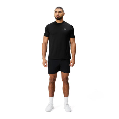 Black - Lifestyle - Canterbury Mens Tempo Short-Sleeved T-Shirt