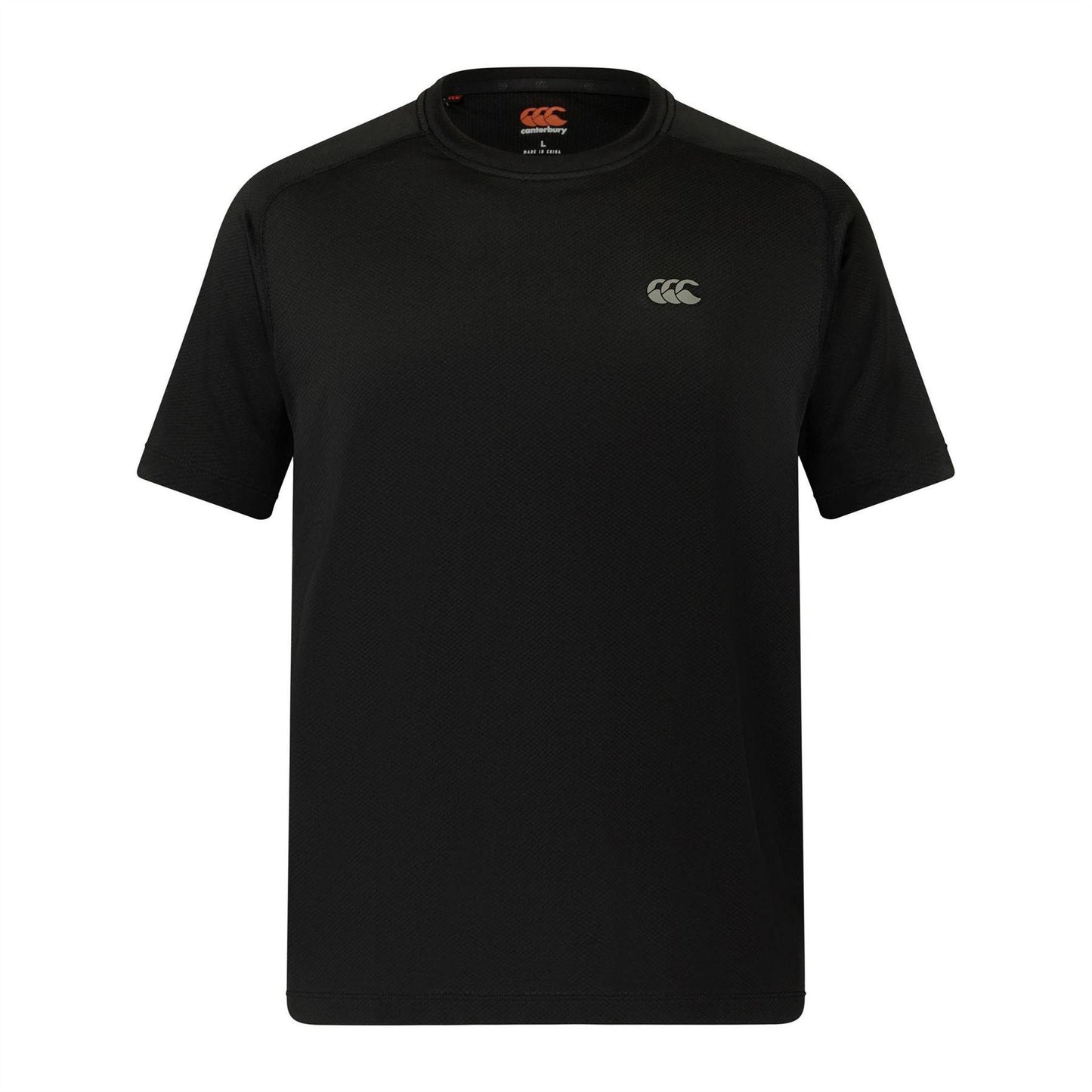 Black - Front - Canterbury Mens Tempo Short-Sleeved T-Shirt