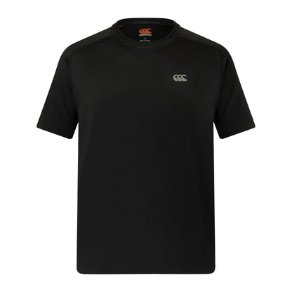 Black - Front - Canterbury Mens Tempo Short-Sleeved T-Shirt