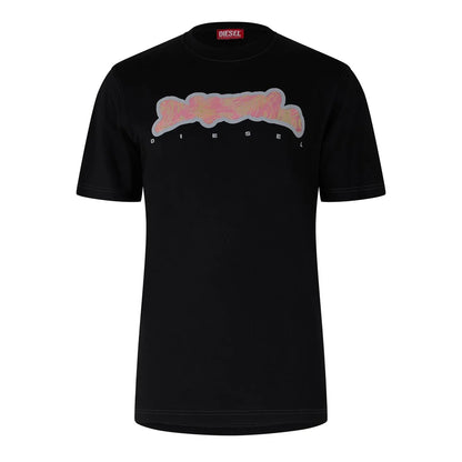Black - Front - Diesel Mens Just N16 T-Shirt