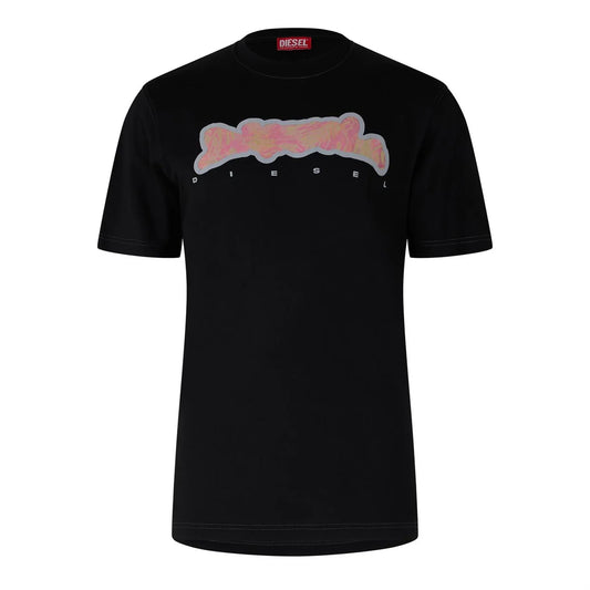 Black - Front - Diesel Mens Just N16 T-Shirt