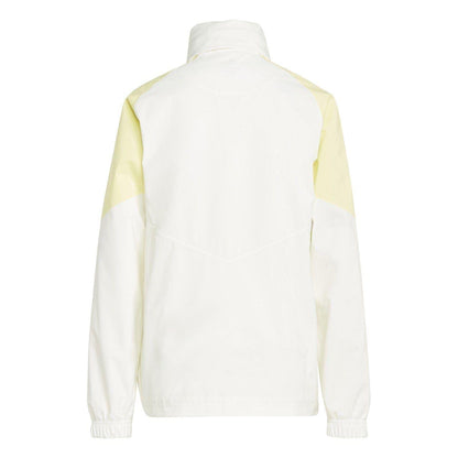Off White - Back - Adidas Womens-Ladies Sweden FA Anthem Jacket