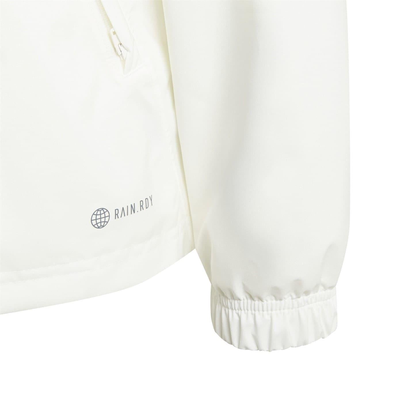 Off White - Lifestyle - Adidas Womens-Ladies Sweden FA Anthem Jacket