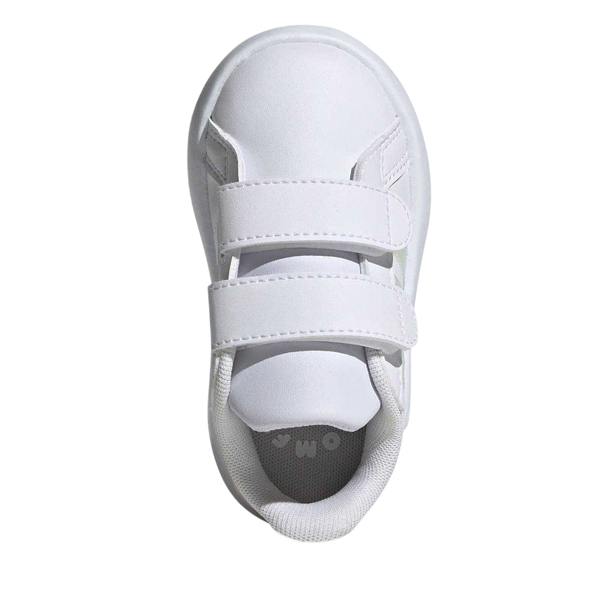 White-Iridescent - Lifestyle - Adidas Baby Girls Grand Court 2.0 3 Stripes Trainers