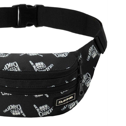 Black - Back - Dakine Shaka Dots All-Over Print Polyester Bum Bag