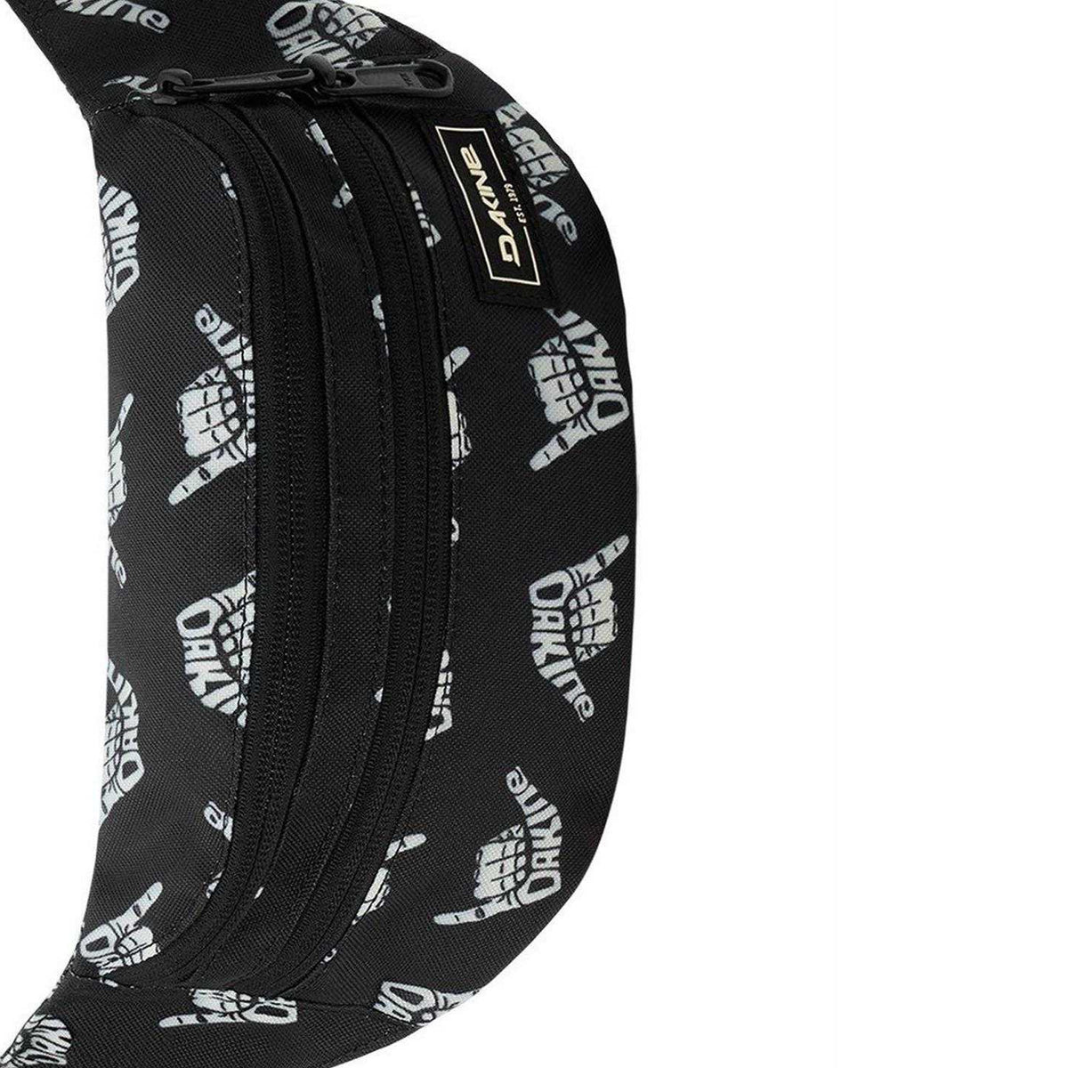 Black - Side - Dakine Shaka Dots All-Over Print Polyester Bum Bag