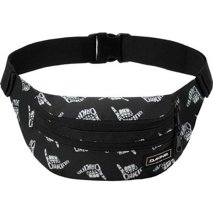 Black - Front - Dakine Shaka Dots All-Over Print Polyester Bum Bag