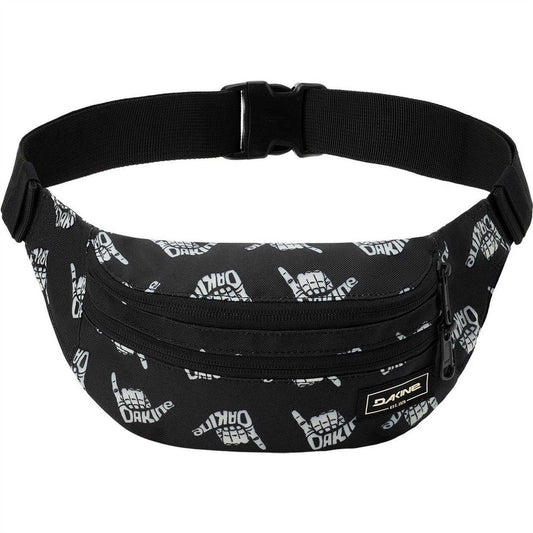 Black - Front - Dakine Shaka Dots All-Over Print Polyester Bum Bag