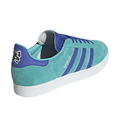 Mint - Back - Adidas Womens-Ladies Gazelle Suede Flat Trainers