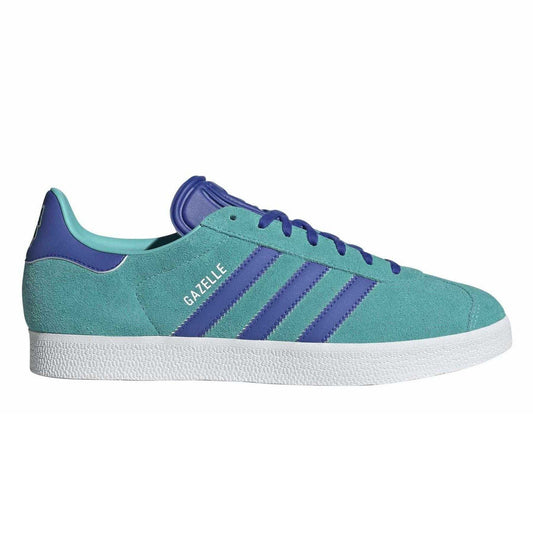 Mint - Front - Adidas Womens-Ladies Gazelle Suede Flat Trainers