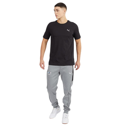 Puma Black - Front - Puma Mens Deluxe Regular T-Shirt