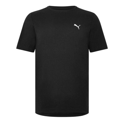 Puma White - Front - Puma Mens Deluxe Regular T-Shirt