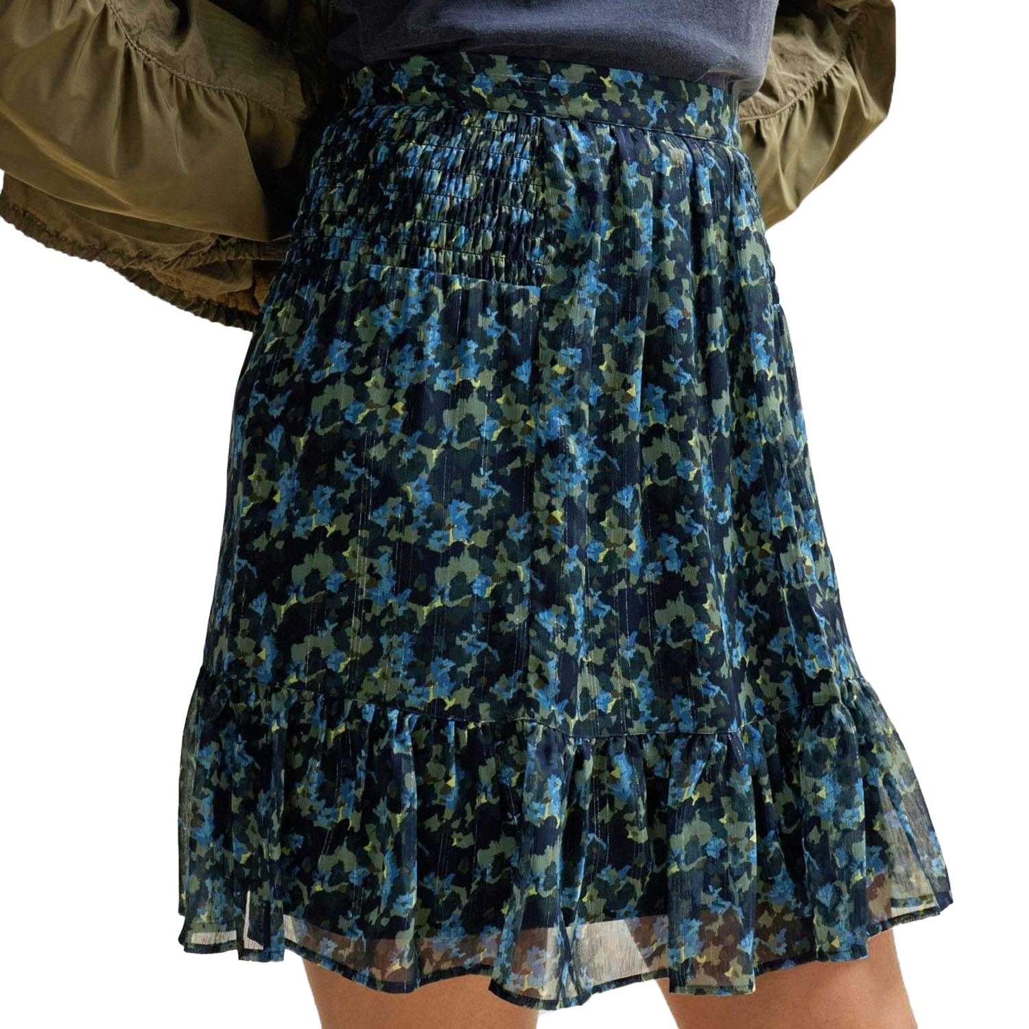 Multicoloured - Lifestyle - Boss Womens-Ladies C_Vistula All-Over Print Mini Skirt