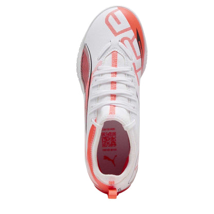 White-Blue - Back - Puma Childrens-Kids Ultra 5 Match Mid Cut Astro Turf Trainers
