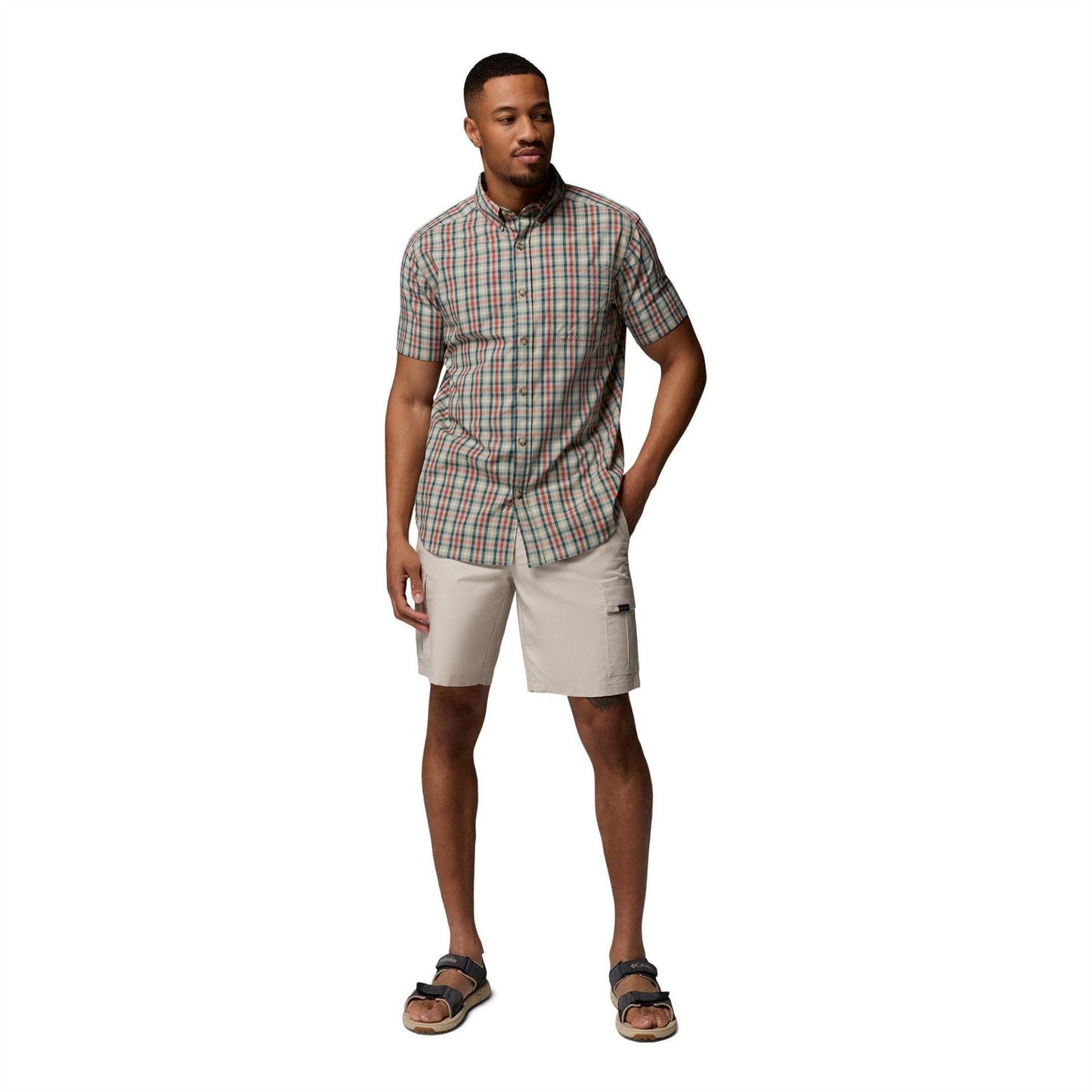 Dark Stone - Lifestyle - Columbia Mens Rapid Rivers Cargo Shorts