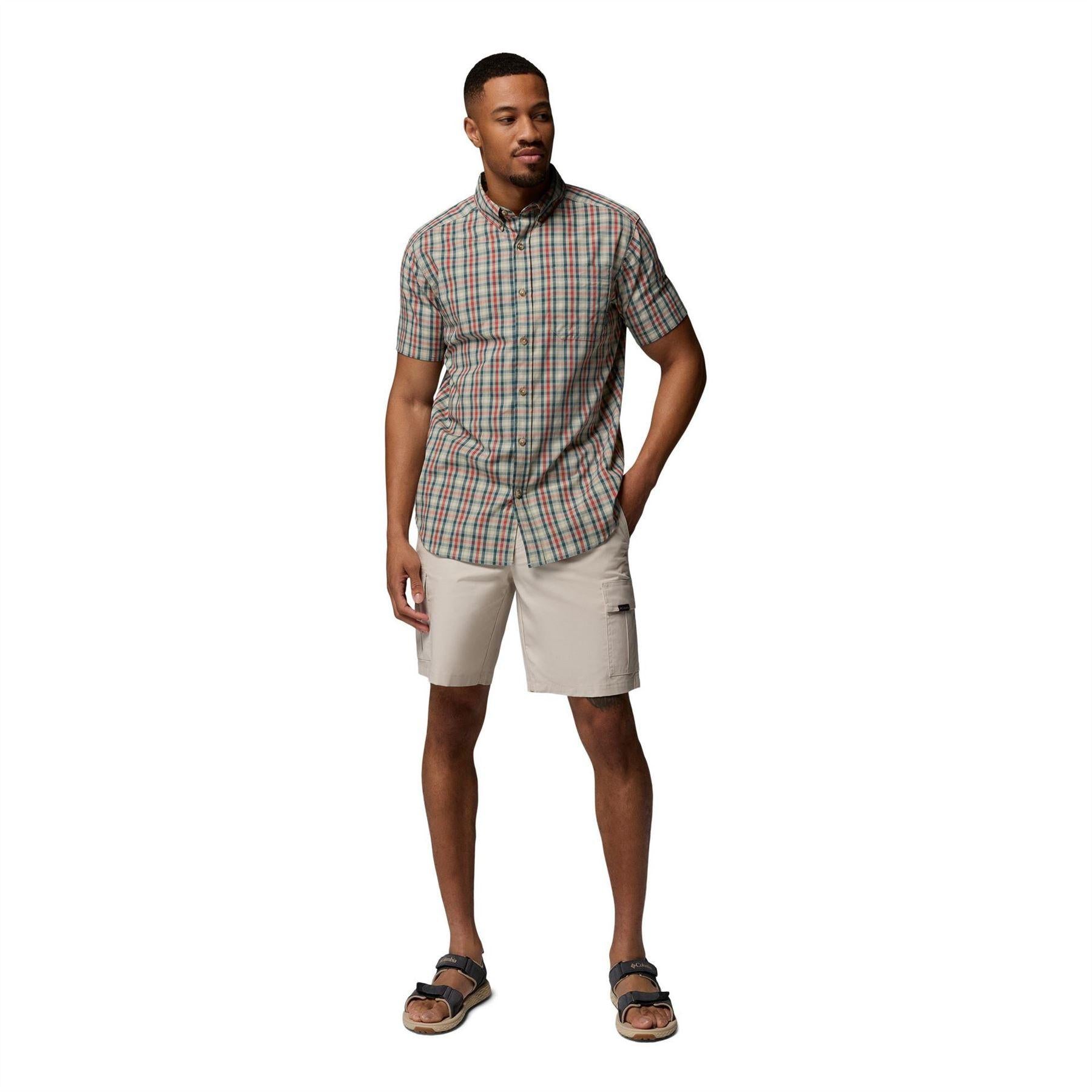 Dark Stone - Lifestyle - Columbia Mens Rapid Rivers Cargo Shorts