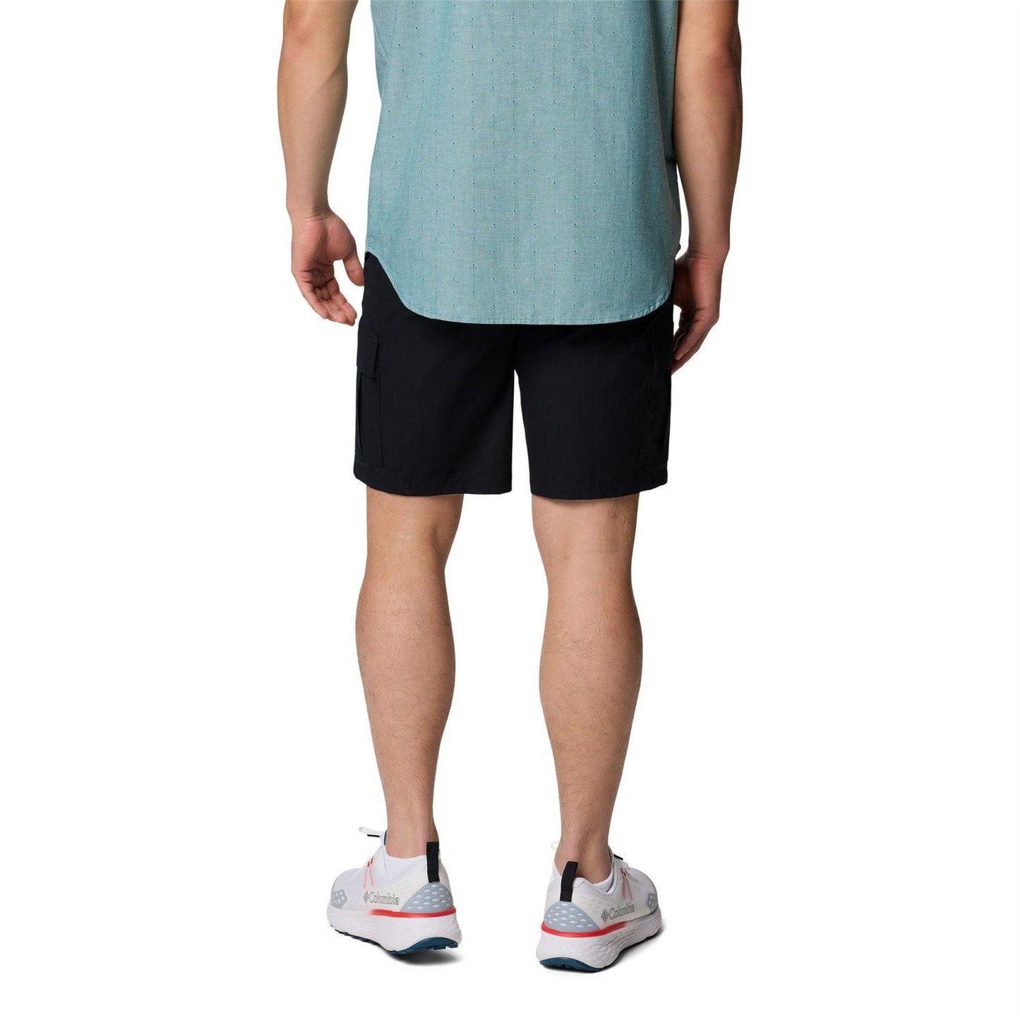 Black - Side - Columbia Mens Rapid Rivers Cargo Shorts