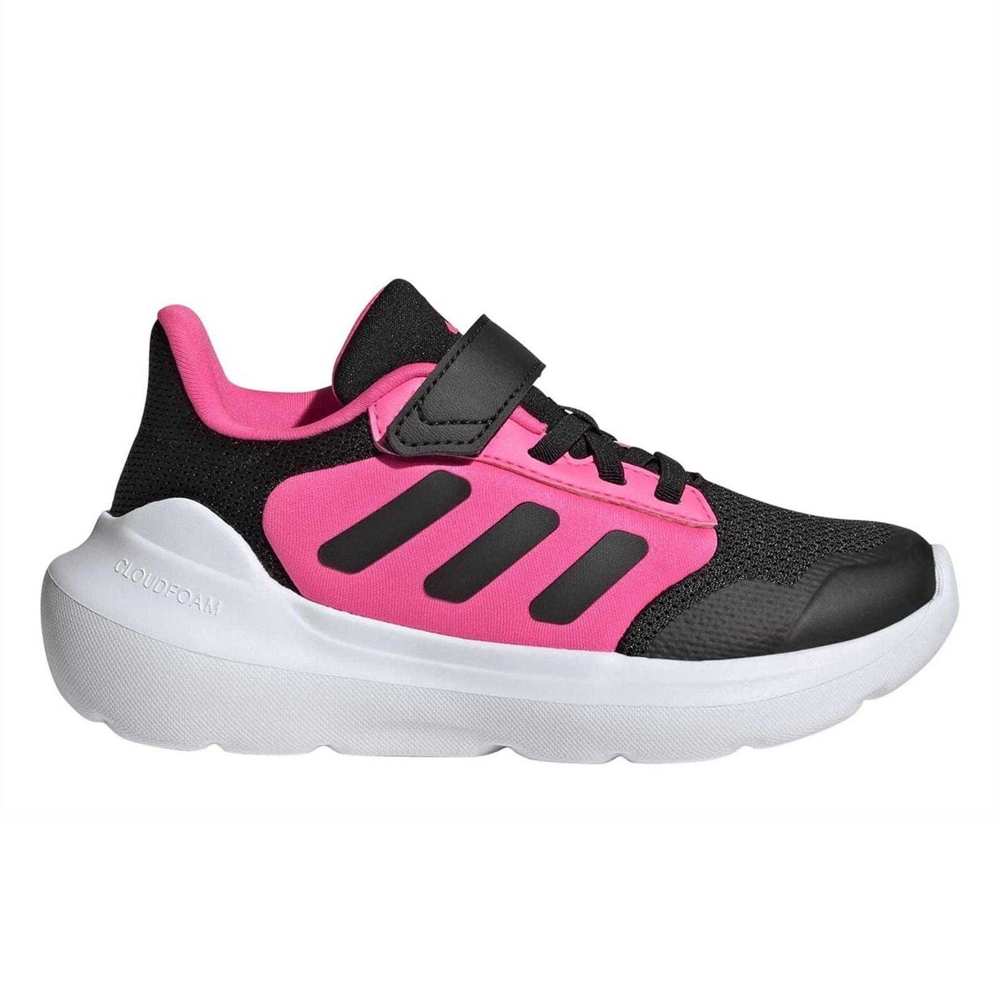 Core Black - Front - Adidas Childrens-Kids Tensaur Run 2.0 Cloudfoam Trainers