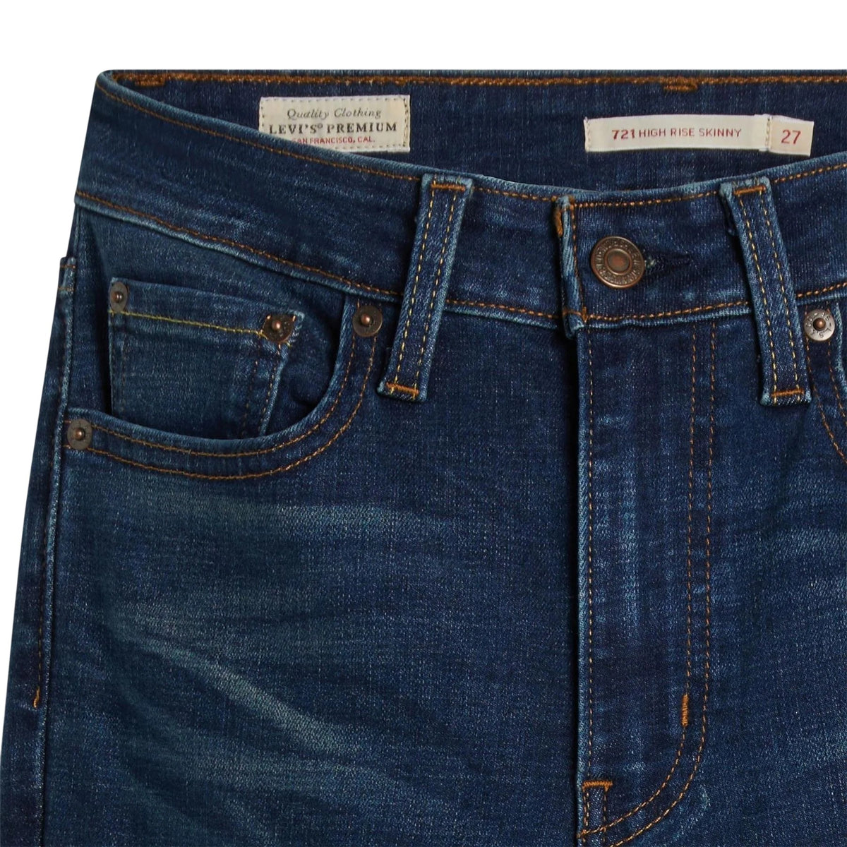 Miles Apart - Side - Levis Womens-Ladies High Rise Skinny Jeans
