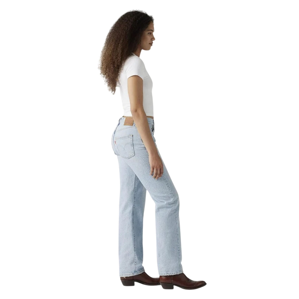 Ever Afternoon - Side - Levis Womens-Ladies 501 90s Straight Leg Jeans