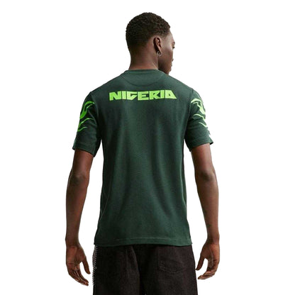Green - Back - Nike Mens Nigeria FC Dri-FIT T-Shirt