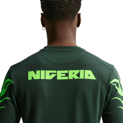 Green - Side - Nike Mens Nigeria FC Dri-FIT T-Shirt