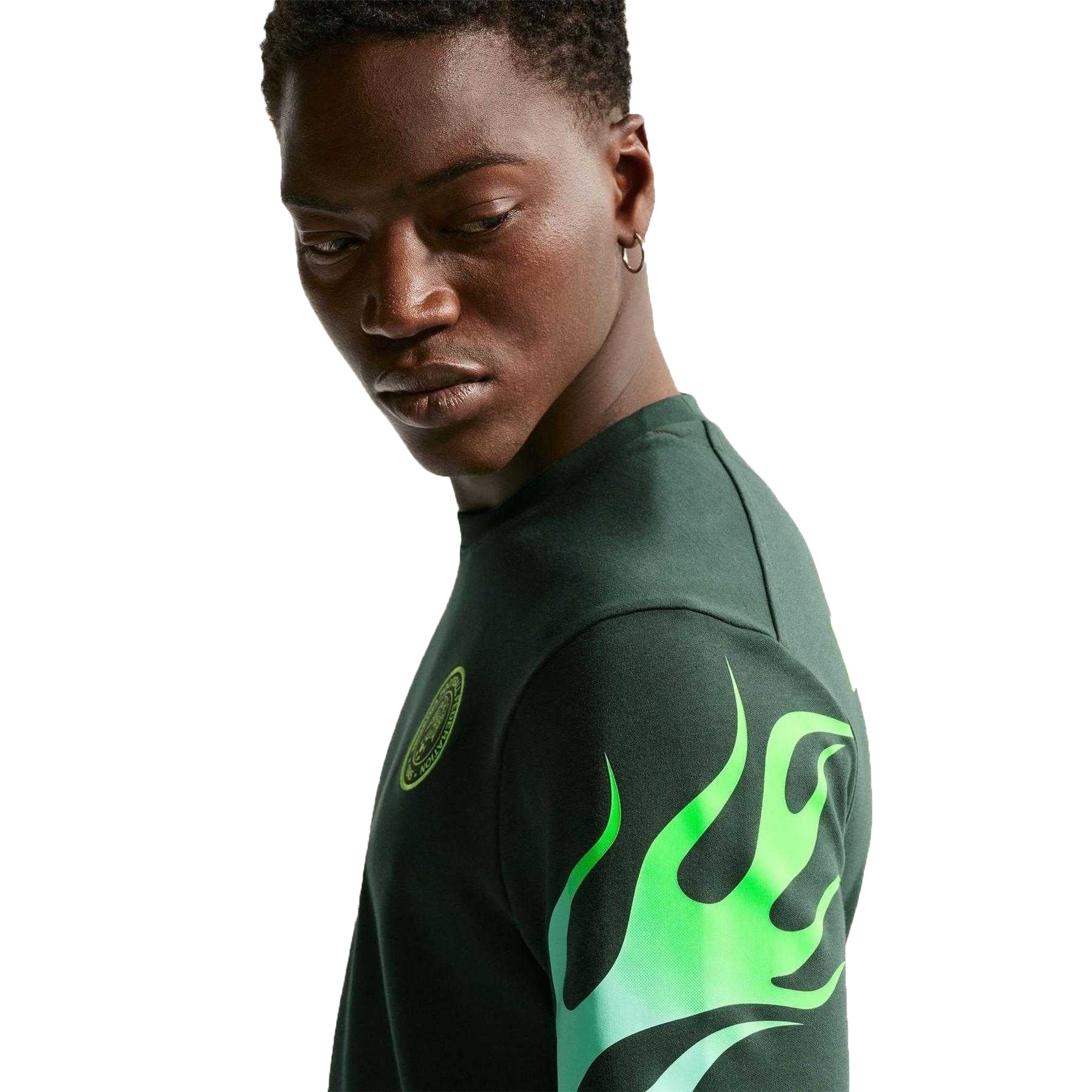 Green - Lifestyle - Nike Mens Nigeria FC Dri-FIT T-Shirt