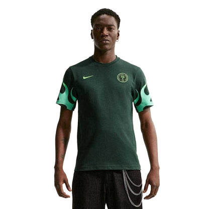 Green - Front - Nike Mens Nigeria FC Dri-FIT T-Shirt