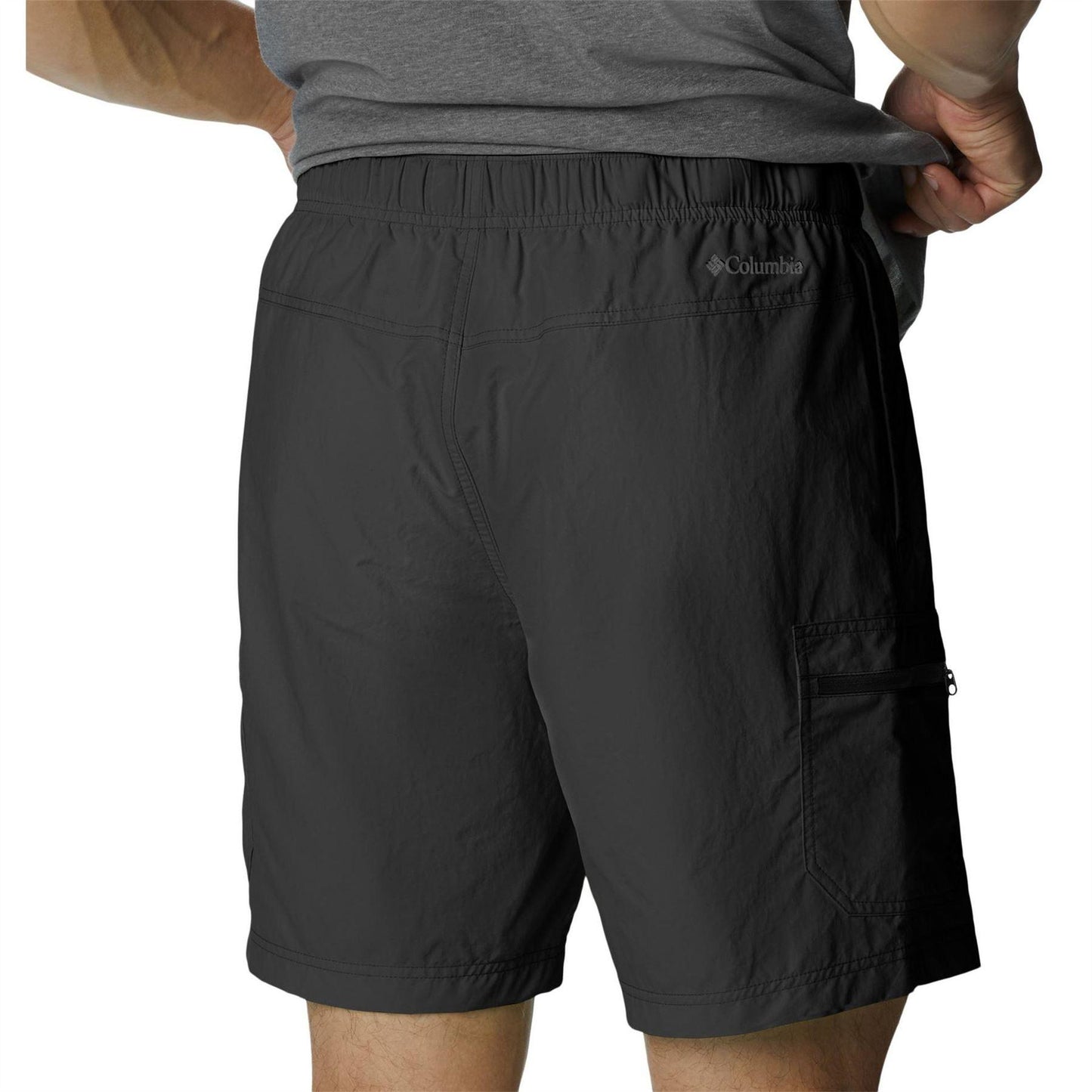 Black - Back - Columbia Mens Mount Cargo Shorts