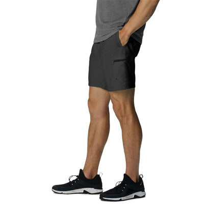 Black - Side - Columbia Mens Mount Cargo Shorts