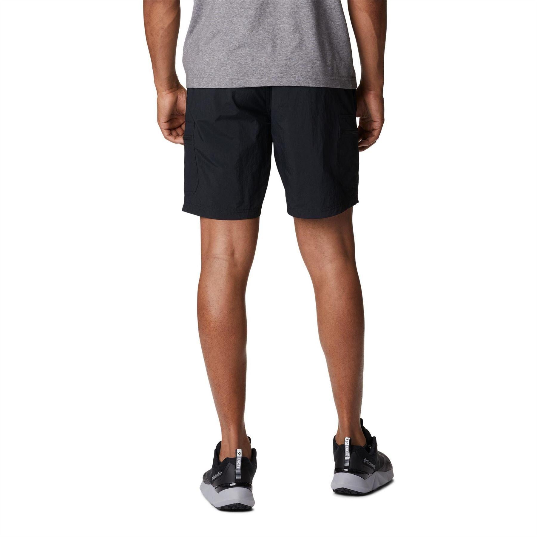 Black - Pack Shot - Columbia Mens Mount Cargo Shorts