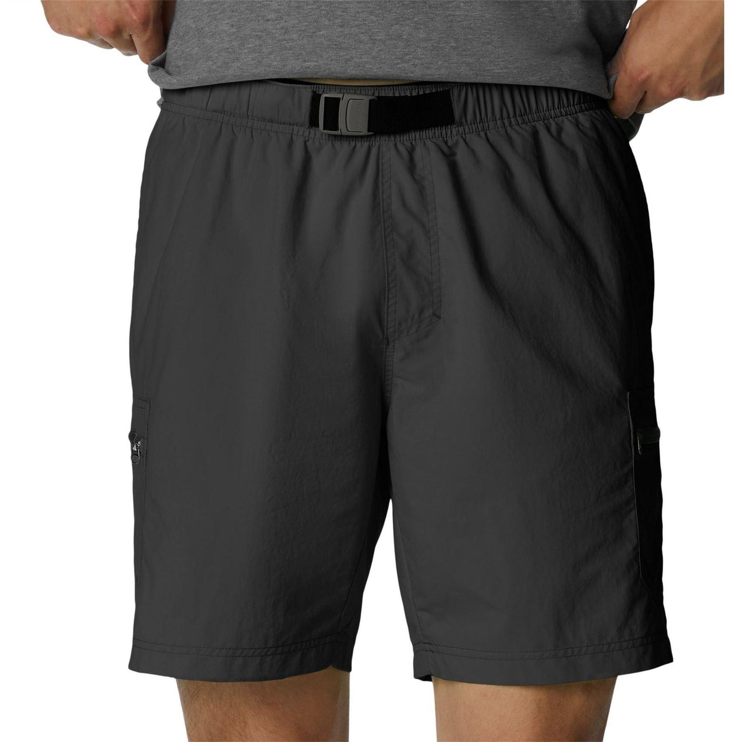 Black - Front - Columbia Mens Mount Cargo Shorts