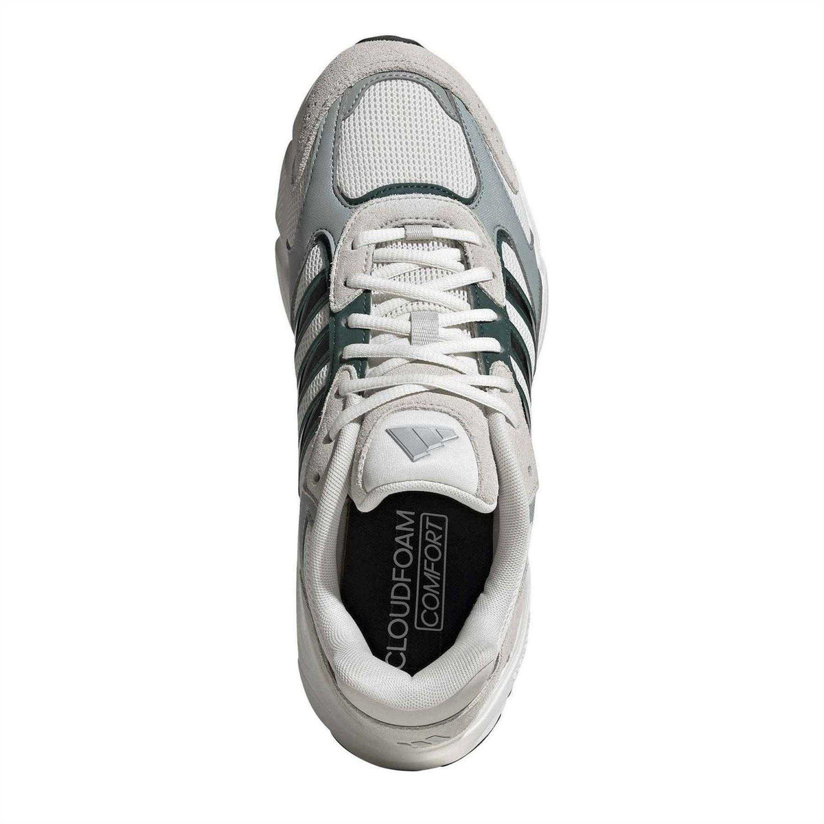 White - Lifestyle - Adidas Mens Crazychaos 2000 Suede Cloudfoam Trainers