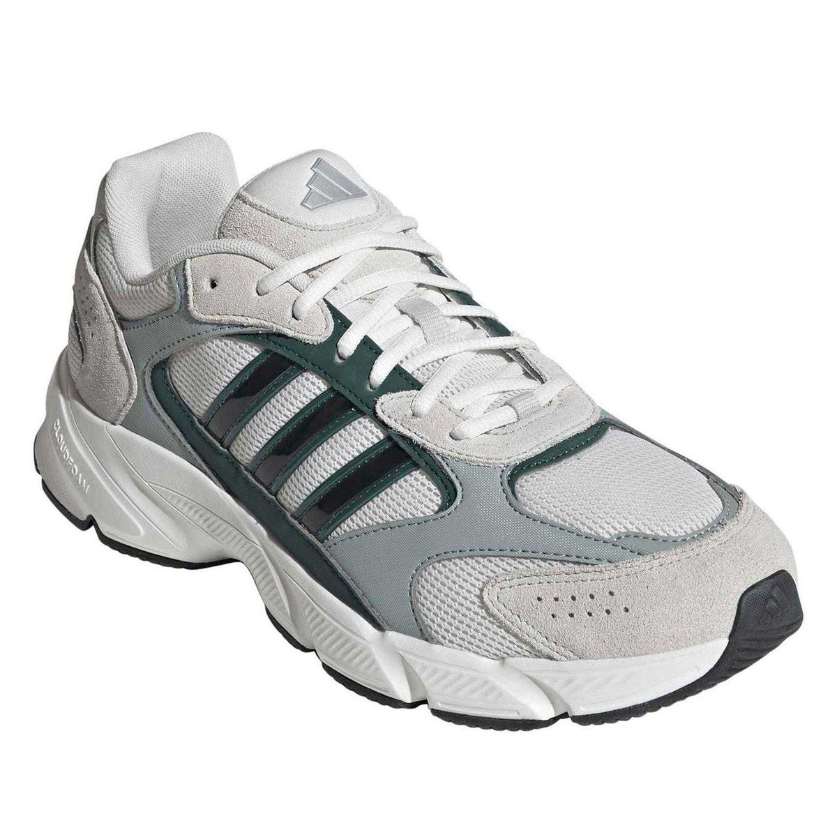 White - Pack Shot - Adidas Mens Crazychaos 2000 Suede Cloudfoam Trainers
