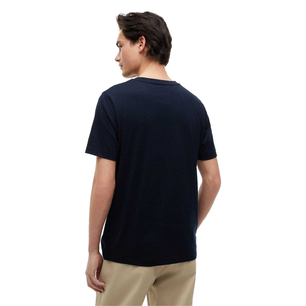 Desert Sky - Back - Tommy Hilfiger Mens Script Logo T-Shirt